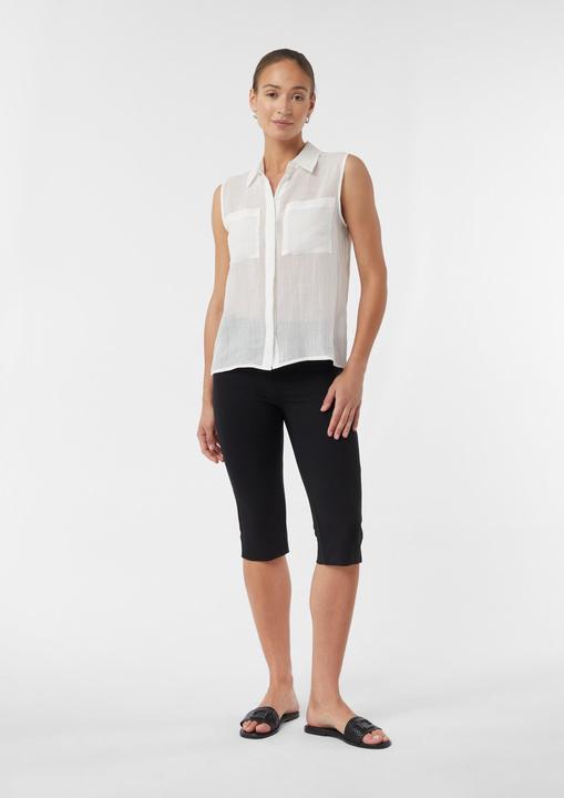 Immagine prodotto Comma Bluse Ärmellose Ramie-Bluse mit aufgesetzten Taschen (46)
