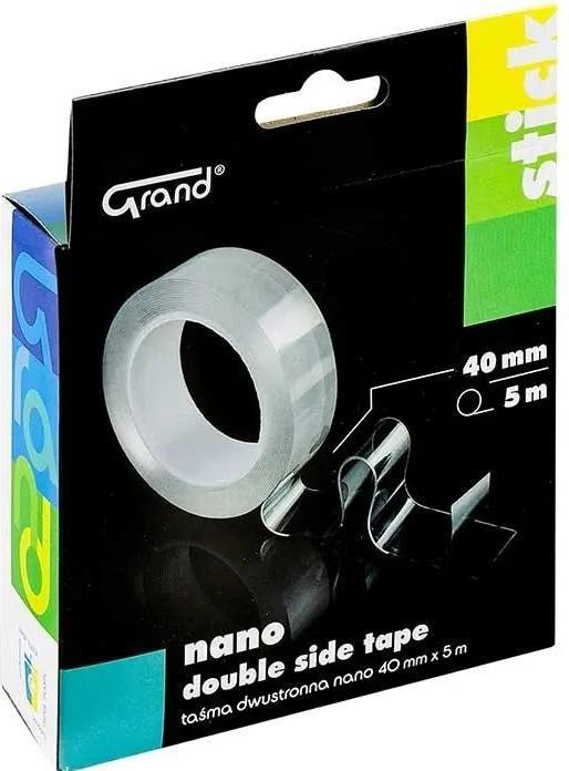 Actual product image GrandHall Nano doppelseitiges Klebeband 40mmx5m GRAND (40 mm)