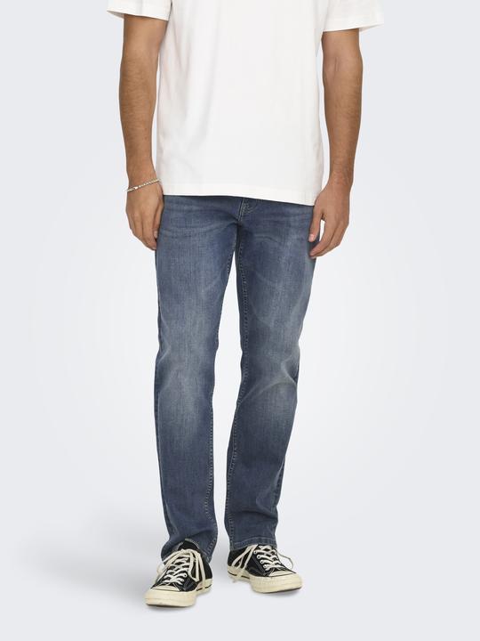 Actual product image Only & Sons ONSWEFT Mittlere Taille Normal geschnitten Jeans Slim Fit Jeans (W33/L32)