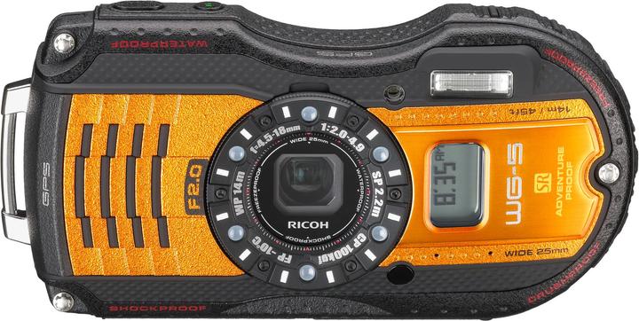 Produktbild RICOH WG 5 GPS, wasserdicht bis 14m (16 Mpx, 1/2,3'')