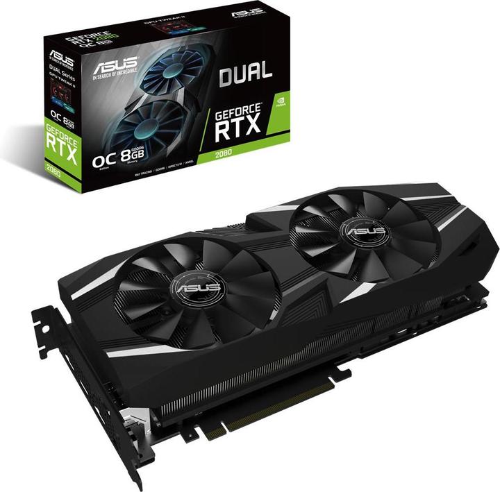 Image du produit ASUS GeForce DUAL RTX 2080 O8G (8 Go)