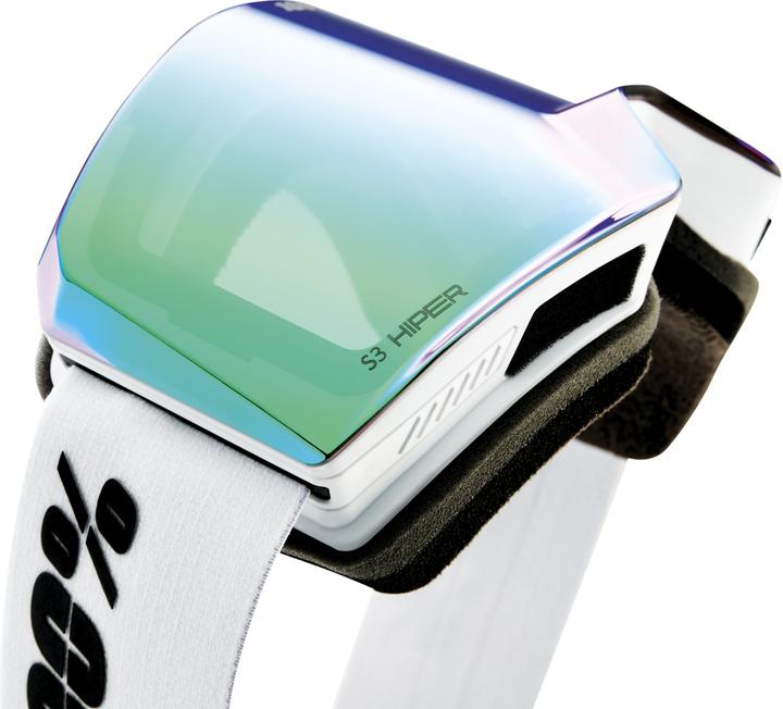 Image du produit 100% NORG HiPER Goggle White/Green