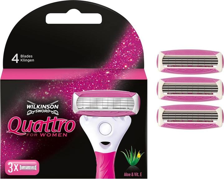 Actual product image Wilkinson Quattro (3 x)