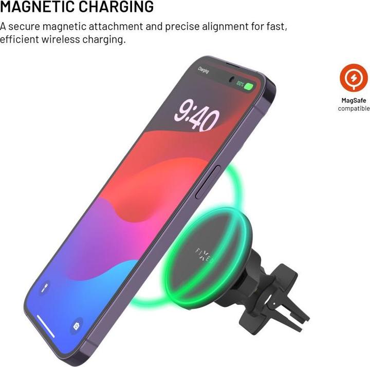Actual product image Fixed MagRound 2, Qi2, black