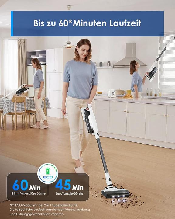 Produktbild Tineco Akku Staubsauger A30S mit ZeroTangle Bürste