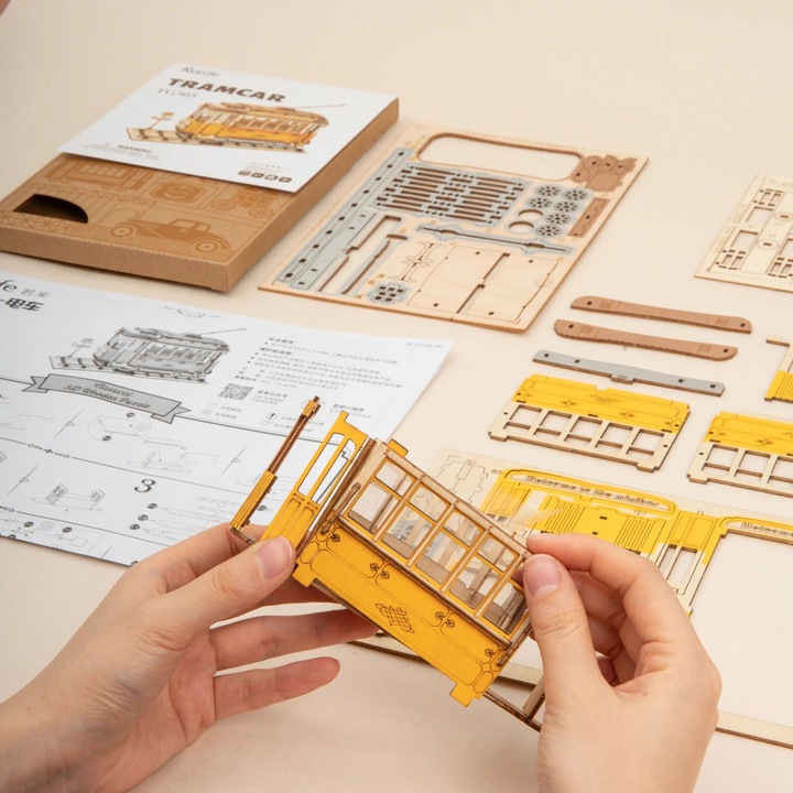 Actual product image Robotime Tram