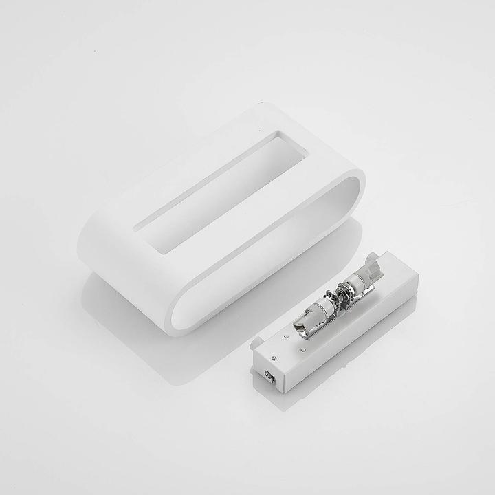 Immagine prodotto Lindby Lampada da parete Mavora in gesso, arrotondata (G9)