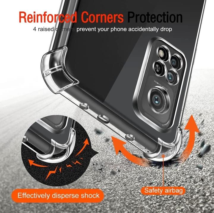 Produktbild Screenguard Xiaomi Mi 10T Pro Hülle Crystal Soft Airbag Bumper (Xiaomi Mi 10T Pro)