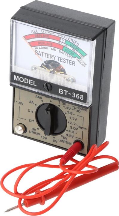 Produktbild AccuCell Universal Batterie Tester für viele Knopfzellen und Batterien