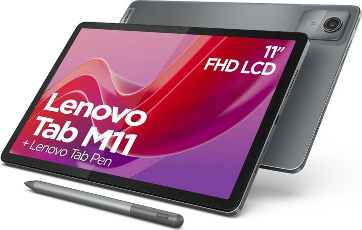 Produktbild Lenovo Tab M11 (4G, 10.95", 128 GB, Luna Grey)
