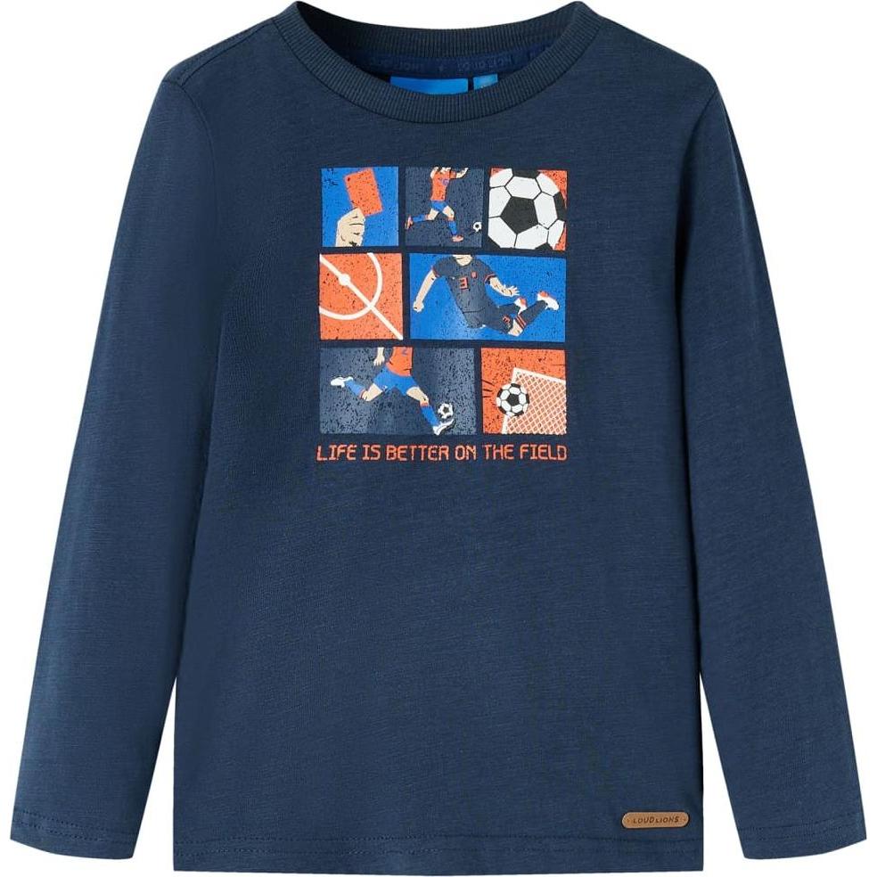 VidaXL, Jungen, Shirt, Libania, Blau, (104)