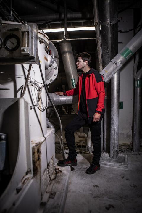Produktbild Projob Kapuzenjacke mit elastischen Softshell Elementen (XL)