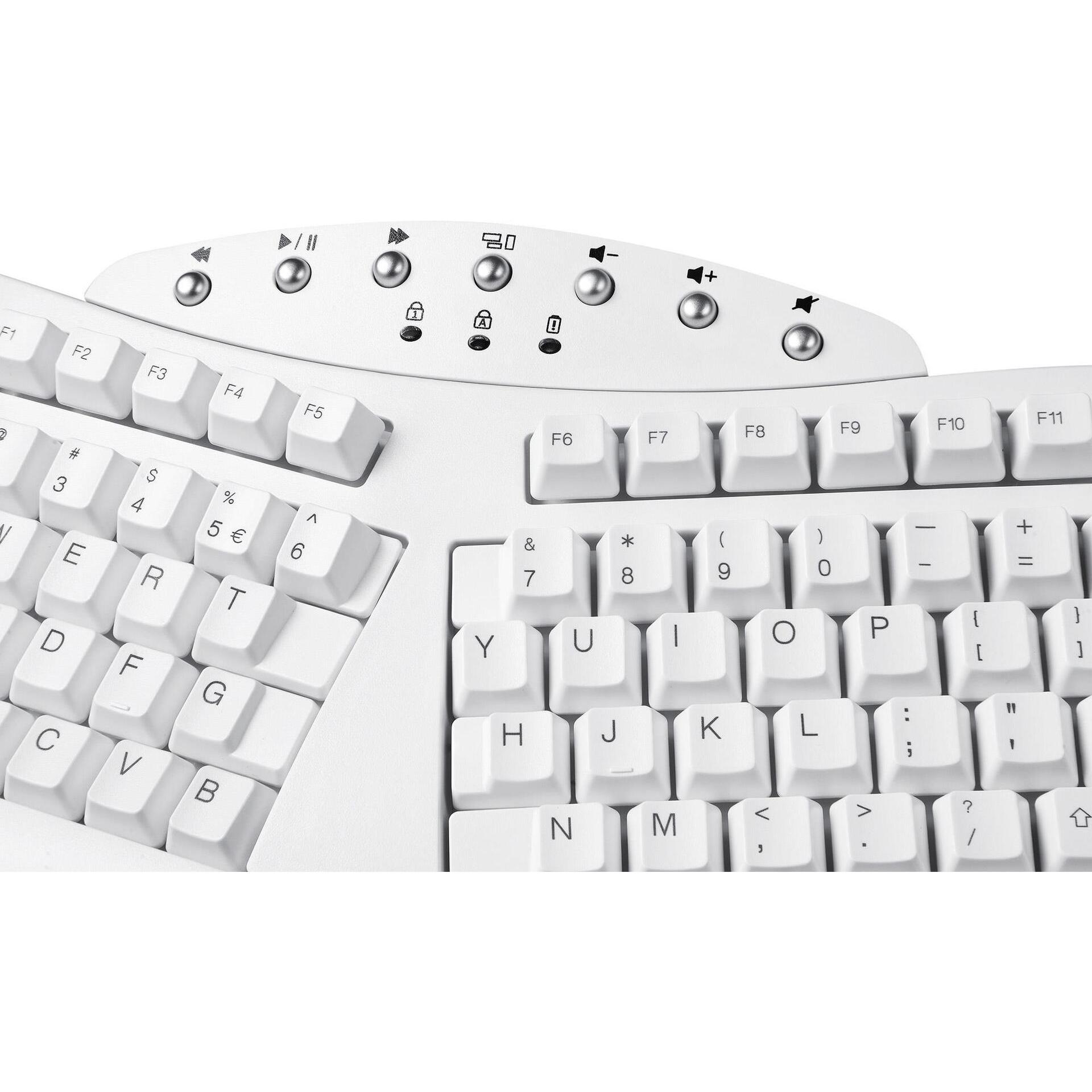 Thumbnail - Perixx Periboard-612W (DE, Kabellos), Tastatur, Weiss