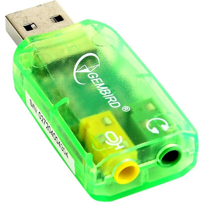 Gembird SOUND CARD USB EXT. VIRTUS/SC-USB-01 - Soundkarte (USB) (SC-USB-01)