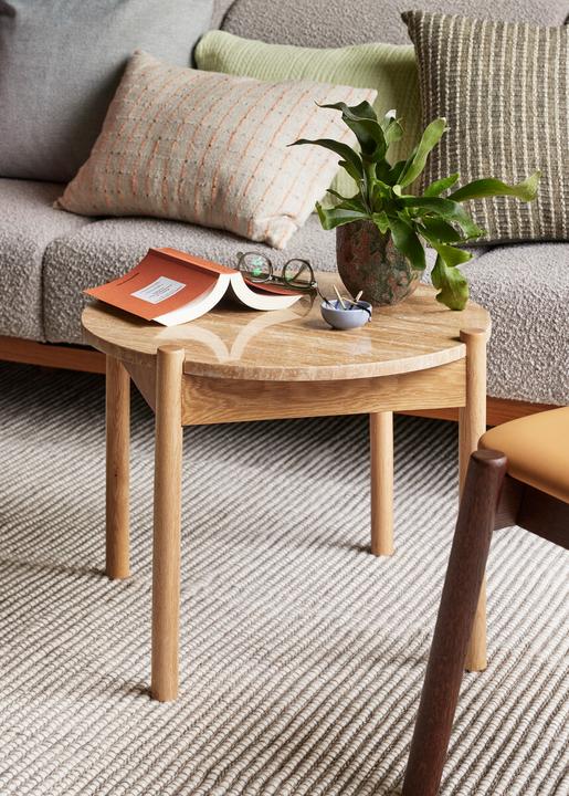 Produktbild Hübsch Rhythmic Kissen Beige/Orange/Schwarz (40 x 60 cm)