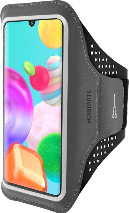Actual product image Mobiparts Comfort Fit Sport Armband Samsung Galaxy A41 (2020) Black