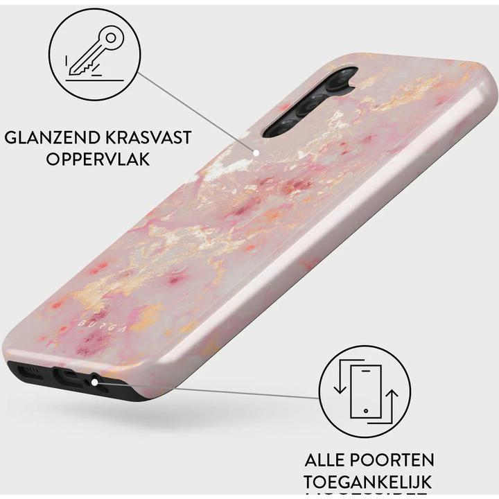 Actual product image Burga Tough Case Samsung Galaxy A15 - Golden Coral (Samsung Galaxy A15)