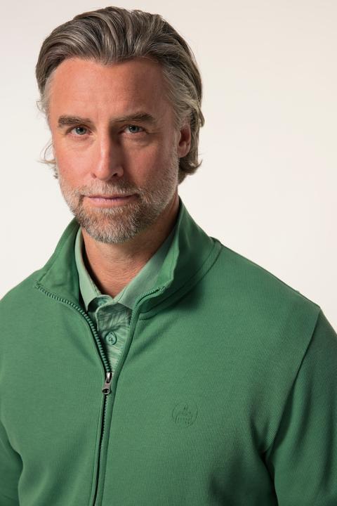 Produktbild Boston Park Sweatjacke, Rippsweat, Stehkragen, bis 84/86 (54)