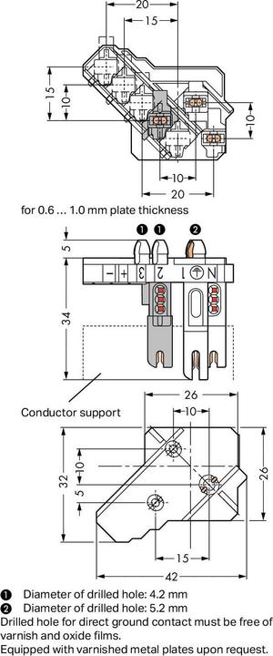 Actual product image Wago 267-173 Socket part 0.5-1 qmm white