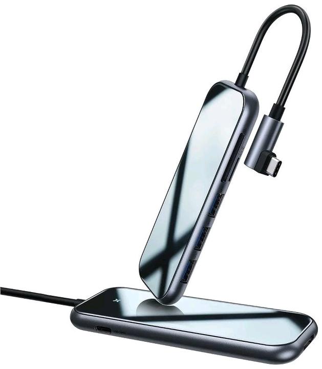 Actual product image Baseus Mirror Series Multifunctional Hub (USB-C, 7 ports)