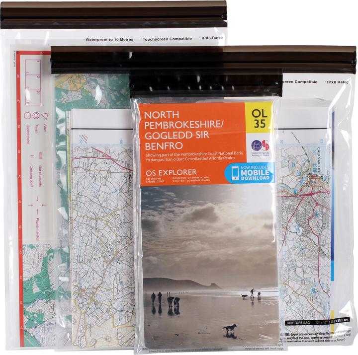Lifeventure DriStore LocTop Bags, For Maps (Additional padding)