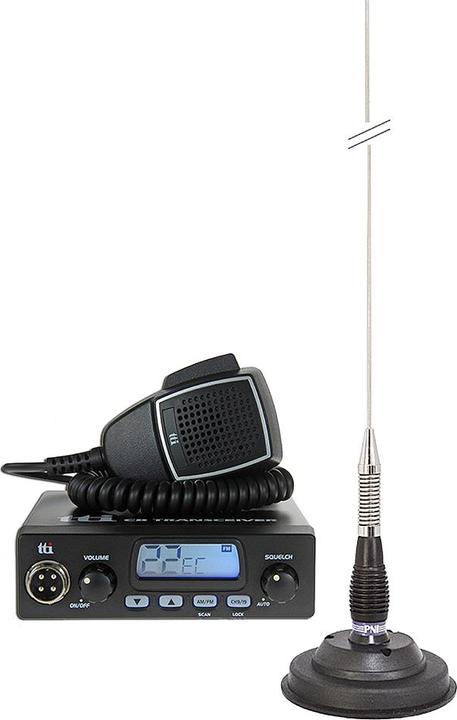 Productafbeelding Aim TTi Pakket CB-radio TTi TCB-550 + Antenne PNI ML100 (10 km)