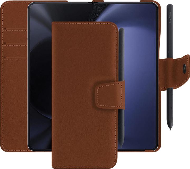 Actual product image Noreve Samsung Galaxy Z Fold5 leather wallet case (Samsung Galaxy Z Fold5)