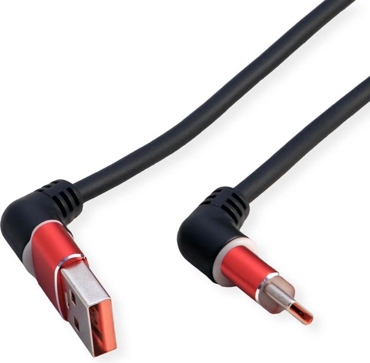 Produktbild Roline USB 2.0 Kabel, Typ-C - Typ-A, ST/ST (2 m, USB 2.0, 60 W)