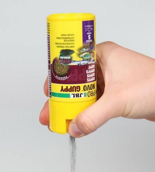Actual product image JBL Aquaristik und Terraristik ProNovo GUPPY GRANO S 250ml CLICK (Guppies, 250 ml)