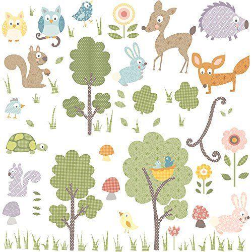 Produktbild Roommates RM - Waldtiere 2 (25.47 x 25.44 cm)