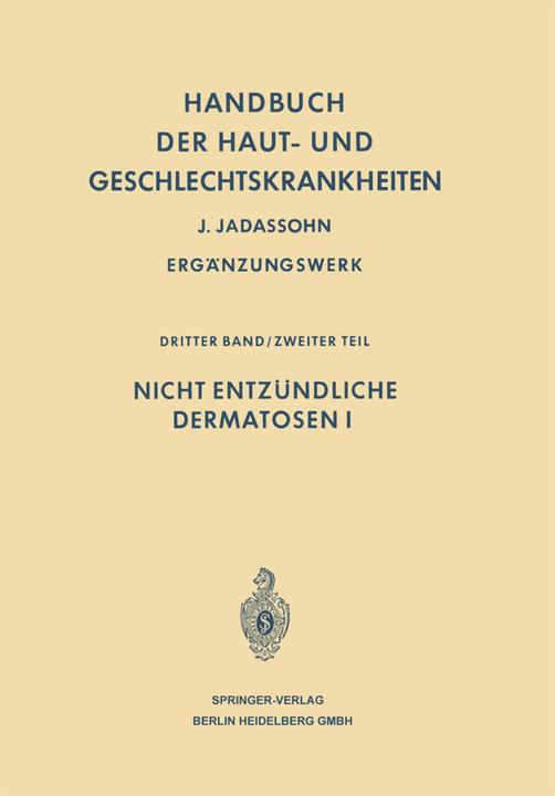Produktbild Handbuch der Haut- und Geschlechtskrankheiten (Deutsch, Josef Jadassohn, 1969)