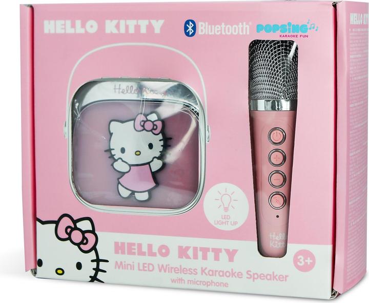 Actual product image Hello Kitty Karaoke Speaker Popsing Microphone LED