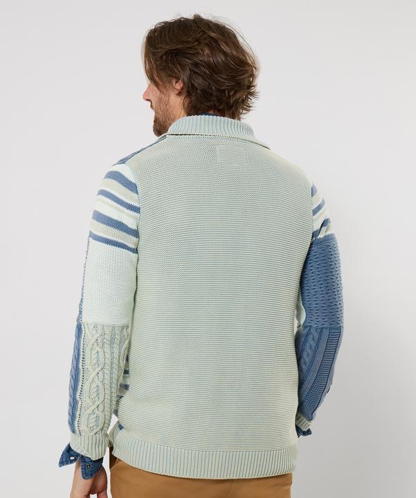 Produktbild Joe Browns Mixed Knit Patchwork Cardigan (L)