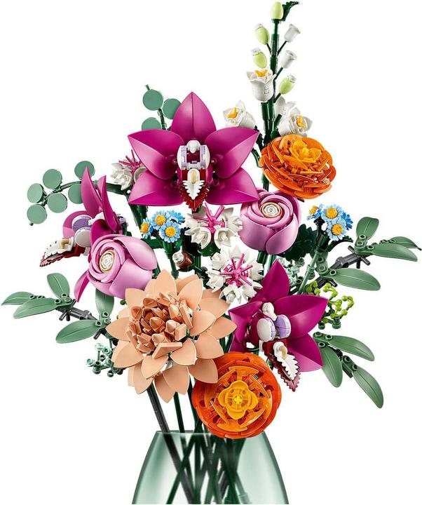 Actual product image LEGO Schöner Rosafarbener Blumenstrauss (10342, LEGO Botanicals, LEGO Icons)