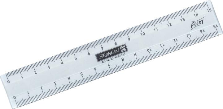 Valori nutrizionali e ingredienti Righello Flexi da 15 cm, trasparente (16 cm)