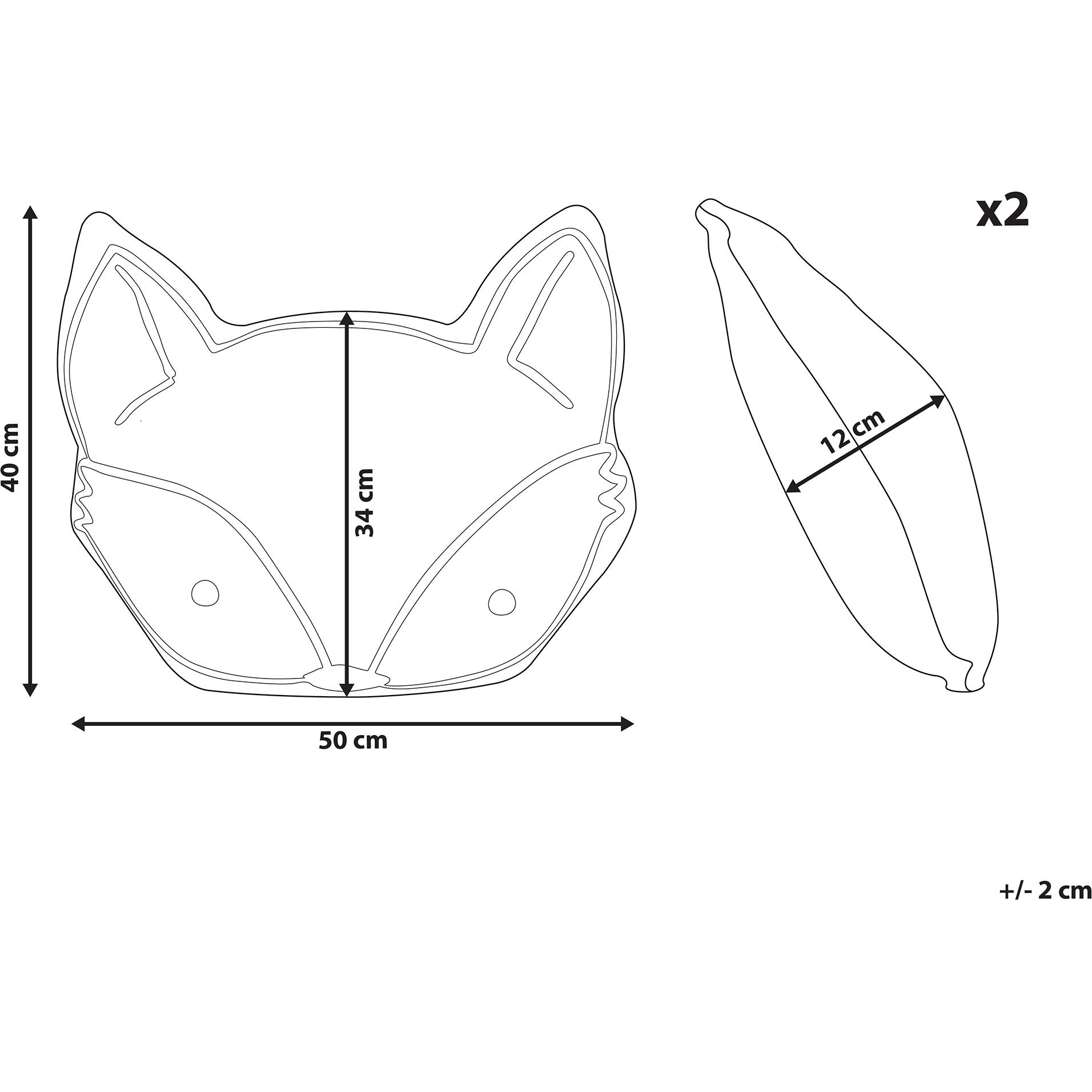Thumbnail - Beliani, Dekokissen, Vadodara (50 x 40 cm)