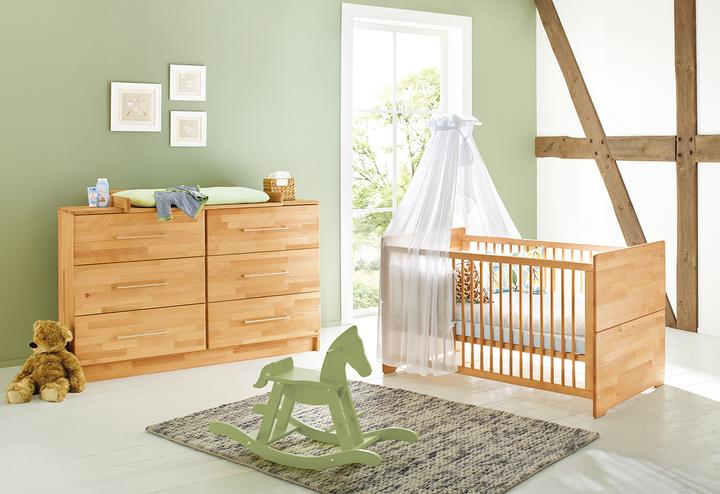 Pinolino Economy set Natura extra wide (Baby cot, Changing unit)