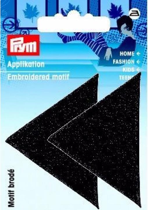 Produktbild Prym Applikation Dreiecke, gross, schwarz, 2 Stk. (2 x)