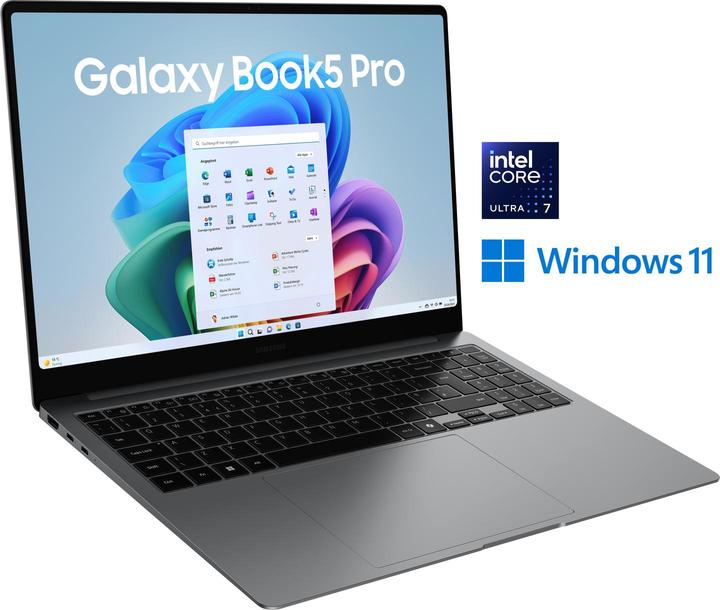 Produktbild Samsung Galaxy Book5 Pro 16" Intel Core Ultra 7 512GB (16", 512 GB, 16 GB, DE)