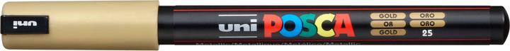 Actual product image Posca Extra Fine Marker PC-1MR Fineliner (Gold, 0.70 mm, 1 x)