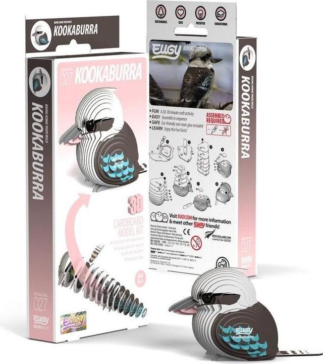 Fat Brain Toys Eugy, der lachende Kookaburra-Vogel, Öko-3D-Puzzle