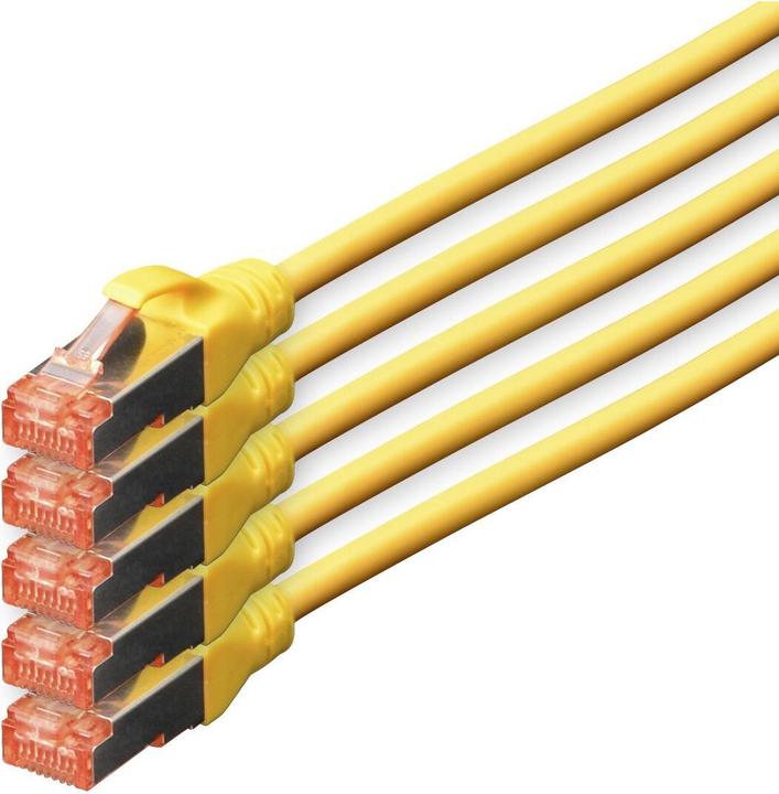 Immagine prodotto Digitus Cavo adattatore CAT5e S-FTP, 10m, giallo (S/FTP, CAT6, 10 m)