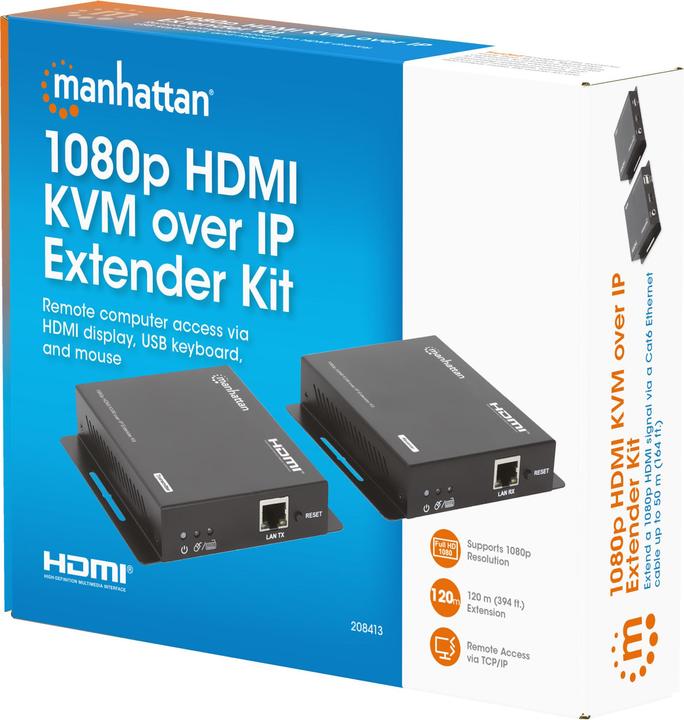 Produktbild Manhattan 1080p HDMI KVM over IP Extender Set