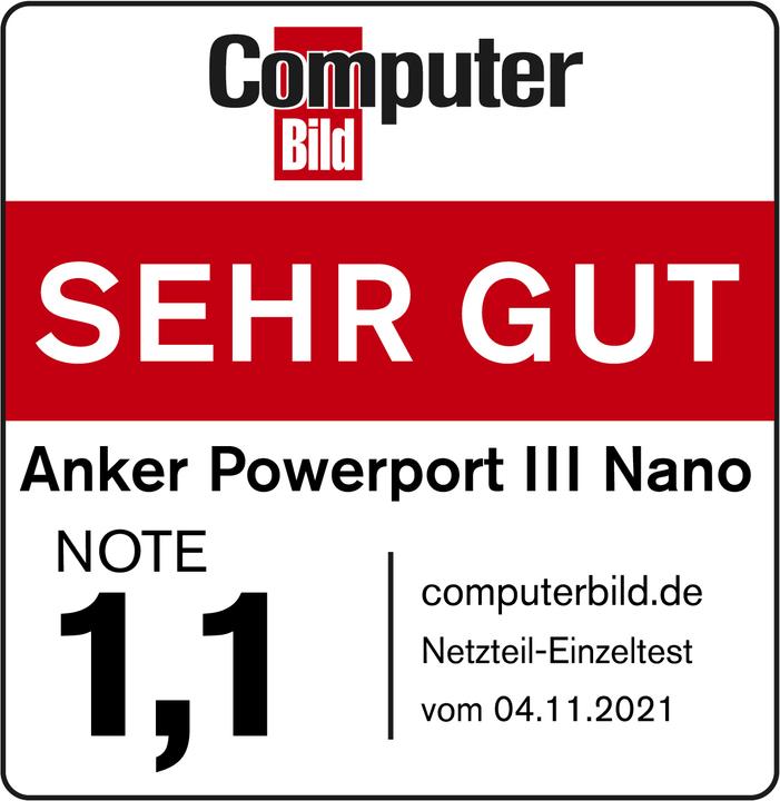 Actual product image Anker PowerPort III Nano (20 W)
