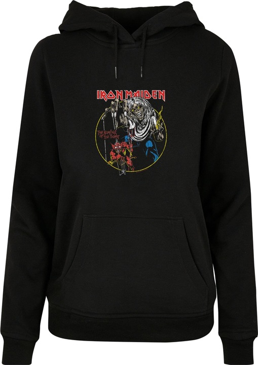 Actual product image Merchcode Ladies Iron Maiden - Colours Circle Basic Hoody - 114513 (M)