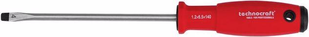 Actual product image technocraft Slotted screwdriver 6 BLK (TX)