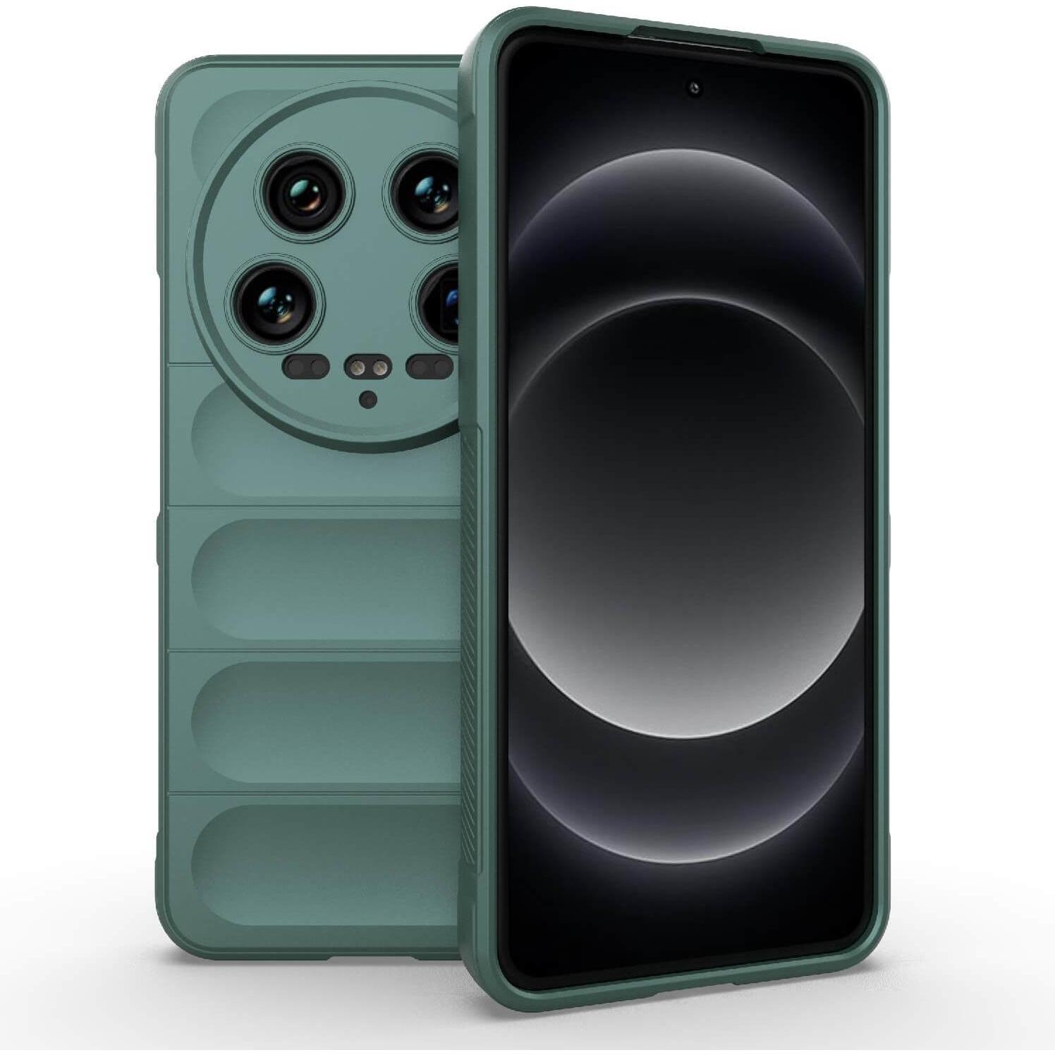 Cover-Discount Xiaomi 14 Ultra - Rugged Protective Cover (Xiaomi 14 Ultra), Smartphone Hülle, Grün