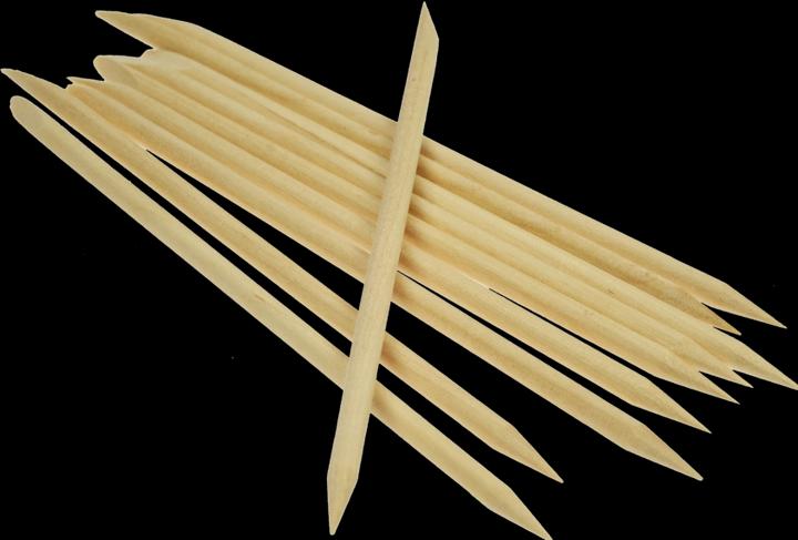 Hartholzstäbchen zur Nagel- pflege, 10er-Pack, Länge: 11,5 cm