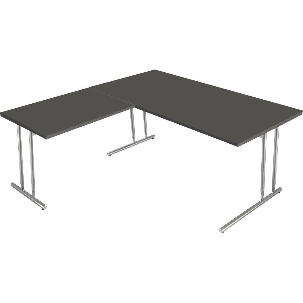 Kerkmann, Schreibtisch, Schreibtisch ARTLINE mit Anbau, (B)1.600 mm