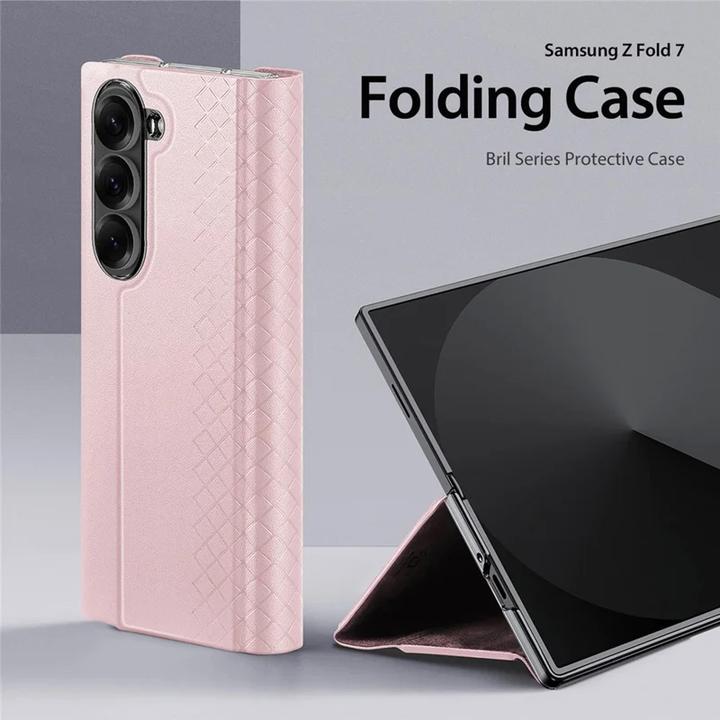 Image du produit Dux Ducis Samsung Galaxy Z Fold 7 - Ducis Bril Series mit Stifthalter, pink (Samsung Galaxy Z Fold7)